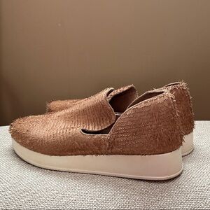 Antelope Tan Textured Slip-Ons